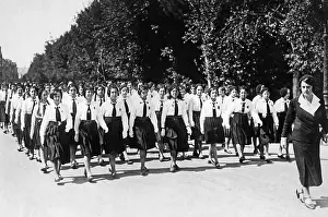 Giovani: Procession of Young Fascists through Rome, 1933