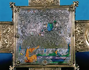 Christianism: Processional cross of St Eulalia by Francesc Vilardell. 138