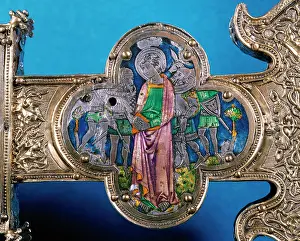 Christianism: Processional cross of St Eulalia by Francesc Vilardell. 138