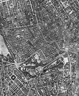 Birdseye: Processional route for Queen Elizabeth II Coronation