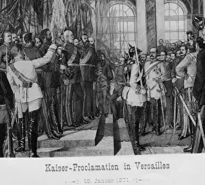 Mirrors: Proclamation of the emperor in Versailles, 1871