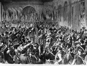 Mirrors: Proclamation of the emperor in Versailles, 1871