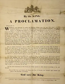 Vandalism: PROCLAMATION BY THE KING