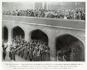 Friary: Proclamation of King Edward VII at St. James's Palace