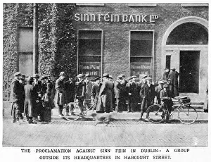 Harcourt: Proclamation against Sinn Fein in Dublin