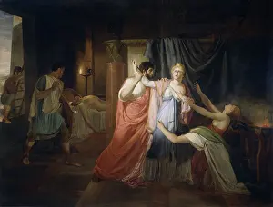 Coiffed: Proculeius Preventing Cleopatra from Stabbing Herself