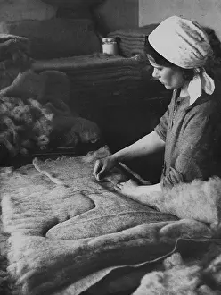 Deployed: Production of felt winter boots for the armed forces, 1942