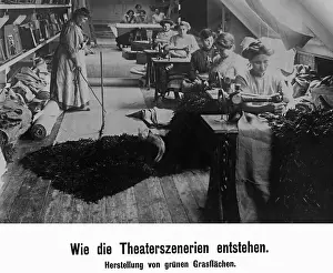 Theaters: Production of theatre backdrops, 1912