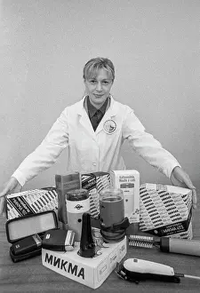 Demonstrates: Products of electric appliances plant