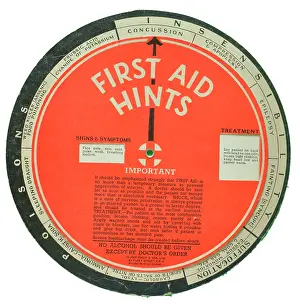 Hints: Products - First Aid Hints Card