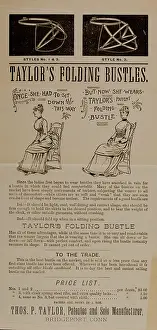 Bustles: Products - Taylors Folding Bustles