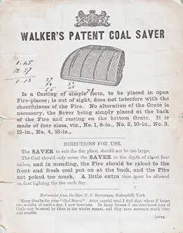 Saver: Products - Walkers Coal Saver