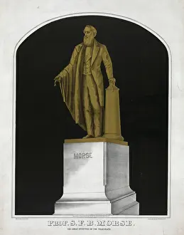 C1870: Prof. S.F.B. Morse. The great inventor of the telegraph