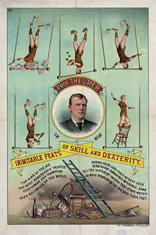 Feats: Prof. Theurer in his inimitable feats of skill and dexterity