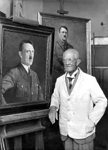 Hardenberg: Prof. Wilhelm Beckmann in his studio