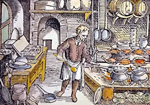 Kettles: profession, cook, Koch am Herd (Cook at a hearth)