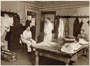 Footballer: The Professional's Dressing Room in the Pavilion at Lords - Patsy Hendren