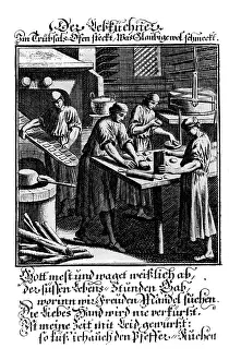 Weigel: professions, baker, gingerbread maker, copper