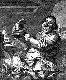 Pasty: professions, cook, The chef, after painting by
