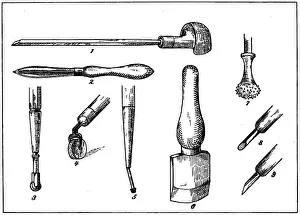 Scraper: professions, engraver, tools, wood engraving