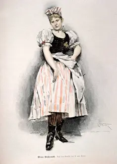 Laundress: professions, laundress from Vienna, Austria