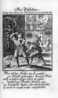 Standebuch: professions, painter, copper engraving, Staendebuch