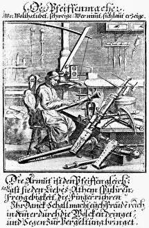 Weigel: professions, pipemaker, copper engraving from