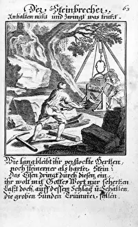 Opencast: professions, stone breaker, copper engraving