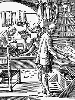 Standebuch: professions, tailor, woodcut, Staendebuch by