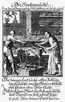 Weigel: professions, tenonmaker, copper engraving, Staendebuch