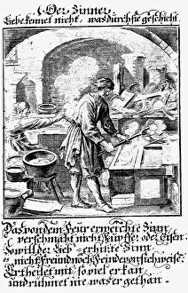 Weigel: professions, whitesmith, copper engraving, Staendebuch