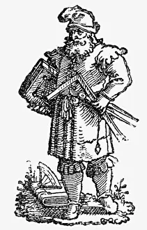 Beham: professions, woodcut by Hans Sebald Beham zu
