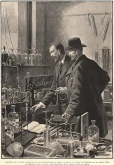 Describing: Professor Sir W. Ramsay, discoverer of the ?