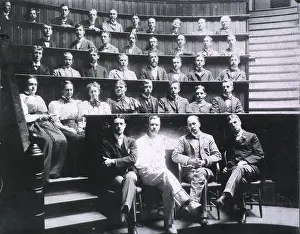Thayer: Professors Harvey Cushing, Howard Kelly, ?