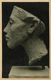 Amarna: Profile - Bust of Pharaoh Akhenaten from Amarna