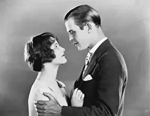 Affections: Profile of a couple romancing