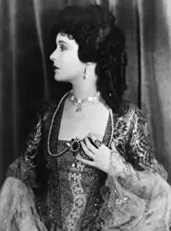 Long Haired: Profile of an elegant woman