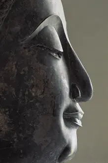 Ayutthaya: Profile of the face of Buddha, 17-18th c. Sculpture