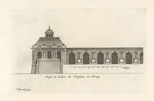 Chez Mariette: Profile of the interior of the Chateau du Raincy