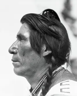Banff: Profile Portrait of Chief Sitting Eagle Native American