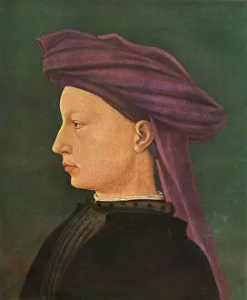 Masaccio: Profile portrait of a Young Man by Masaccio
