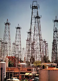 Profusion: Profusion of Oil Industry Rigs Derricks Pumps