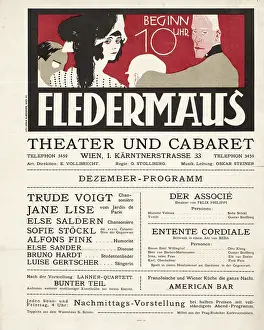 Stadler: Program List 'Theater and Cabaret