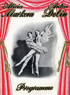 Markova: Programme for Alicia Markova and Anton Dolin showcase