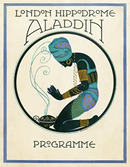 Wylie: Programme cover for Aladdin, 1920