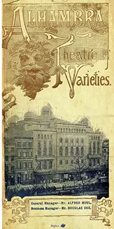 Alhambra: Programme cover, Alhambra Theatre, London