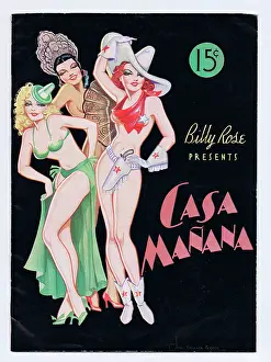 Manana: Programme cover for Billy Rose's Casa Manana Revue, Fort Wor