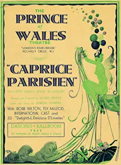 Caprice: Programme cover for Caprice Parisien
