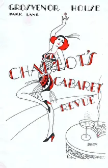 Charlot: Programme cover for Charlot's Cabaret Revue