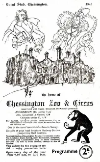 Chimp: Programme cover, Chessington Zoo & Circus